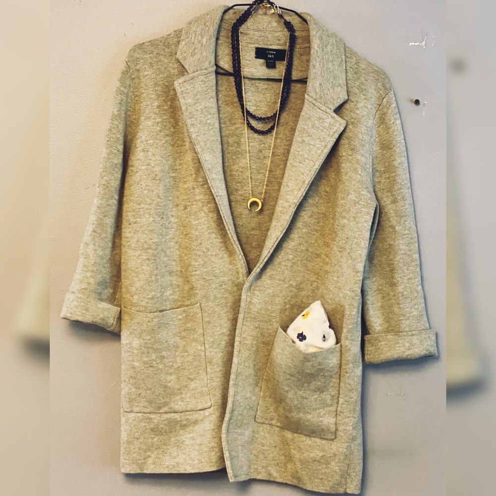 Sophie Sweater blazer. Slightly worn.